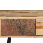 vidaXL Masă consolă Lemn masiv de tec reciclat 120x30x76 cm vidaXL Masă consolă Lemn masiv de tec reciclat 120x30x76 cm