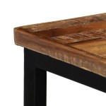 vidaXL Masă consolă, lemn masiv de tec reciclat, 90 x 30 x 76 cm