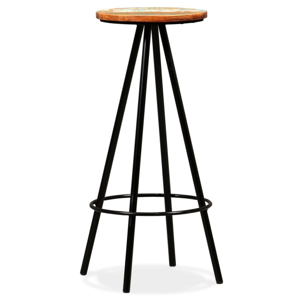 vidaXL Scaune de bar, 2 buc., lemn masiv reciclat