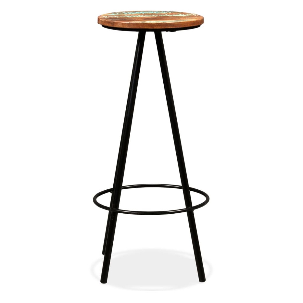 vidaXL Scaune de bar, 4 buc., lemn masiv reciclat