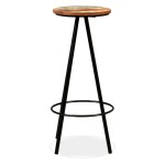 vidaXL Scaune de bar, 4 buc., lemn masiv reciclat