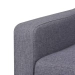vidaXL Fotoliu, gri, material textil