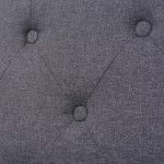 vidaXL Fotoliu, gri, material textil