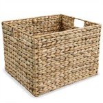vidaXL Set coșuri de depozitare, 3 buc, zambilă de apă vidaXL Set coșuri de depozitare, 3 buc, zambilă de apă