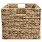 vidaXL Set coșuri de depozitare, 3 buc, zambilă de apă vidaXL Set coșuri de depozitare, 3 buc, zambilă de apă