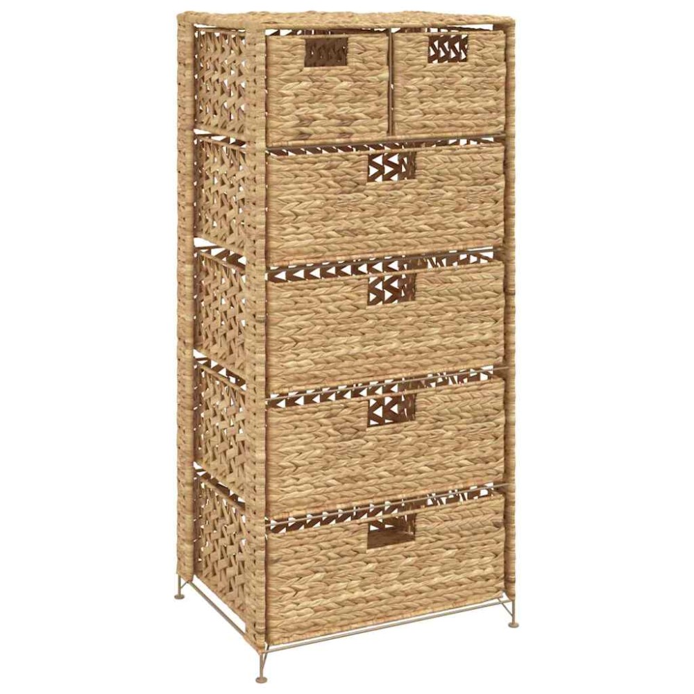 vidaXL Unitate de depozitare cu 6 coșuri, 47x37x100 cm zambilă de apă
