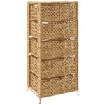 vidaXL Unitate de depozitare cu 6 coșuri, 47x37x100 cm zambilă de apă