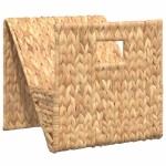 vidaXL Suport pentru reviste, 31x31x31 cm, zambilă de apă vidaXL Suport pentru reviste, 31x31x31 cm, zambilă de apă