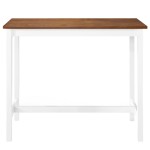vidaXL Masă de bar din lemn masiv, 108 x 60 x 91 cm vidaXL Masă de bar din lemn masiv, 108 x 60 x 91 cm
