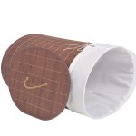 vidaXL Coș de rufe din bambus, oval, maro vidaXL Coș de rufe din bambus, oval, maro