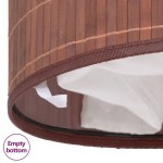 vidaXL Coș de rufe din bambus, oval, maro vidaXL Coș de rufe din bambus, oval, maro