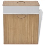 vidaXL Coș de rufe din Bambus Dreptunghiular, Natural vidaXL Coș de rufe din Bambus Dreptunghiular, Natural