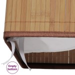 vidaXL Coș de rufe din Bambus Dreptunghiular, Natural vidaXL Coș de rufe din Bambus Dreptunghiular, Natural