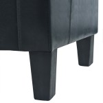 vidaXL Canapea cu 2 locuri Piele artificială Negru vidaXL Canapea cu 2 locuri Piele artificială Negru