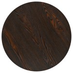 vidaXL Masă bistro, MDF și oțel, rotundă, 60x75 cm, Cenușiu închis vidaXL Masă bistro, MDF și oțel, rotundă, 60x75 cm, Cenușiu închis