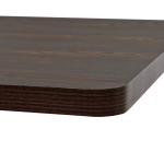 vidaXL Masă bistro, MDF și oțel, pătrată, 80x80x75 cm, Cenușiu închis