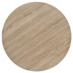 vidaXL Masă bistro, MDF și oțel, rotundă, 60x75 cm, culoare stejar vidaXL Masă bistro, MDF și oțel, rotundă, 60x75 cm, culoare stejar