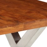 vidaXL Masa de bucătărie, 180x90x76 cm, lemn masiv vidaXL Masa de bucătărie, 180x90x76 cm, lemn masiv