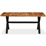 vidaXL Masă sufragerie Lemn masiv de salcâm și mango 180x90x76 cm