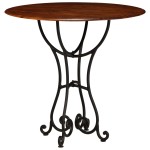 vidaXL Masă bucătărie, lemn masiv acacia cu finisaj tip miere, 80x76cm vidaXL Masă bucătărie, lemn masiv acacia cu finisaj tip miere, 80x76cm