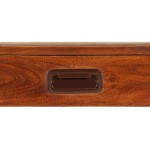 vidaXL Birou, lemn masiv de acacia cu finisaj tip miere, 110x50x76 cm