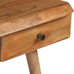 vidaXL Masă de scris, lemn masiv de salcâm, 110 x 50 x 76 cm