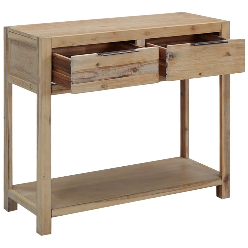 vidaXL Masă consolă, 82x33x73 cm, lemn masiv de acacia