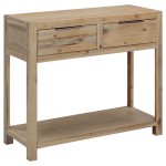vidaXL Masă consolă, 82x33x73 cm, lemn masiv de acacia vidaXL Masă consolă, 82x33x73 cm, lemn masiv de acacia