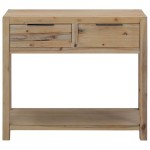 vidaXL Masă consolă, 82x33x73 cm, lemn masiv de acacia vidaXL Masă consolă, 82x33x73 cm, lemn masiv de acacia