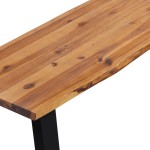 vidaXL Bancă din lemn masiv de salcâm 145 cm