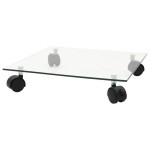 vidaXL Suport cu role de plante, 2 buc, 35x35 cm, sticlă securizată vidaXL Suport cu role de plante, 2 buc, 35x35 cm, sticlă securizată
