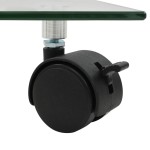 vidaXL Suport cu role de plante, 2 buc, 35x35 cm, sticlă securizată vidaXL Suport cu role de plante, 2 buc, 35x35 cm, sticlă securizată