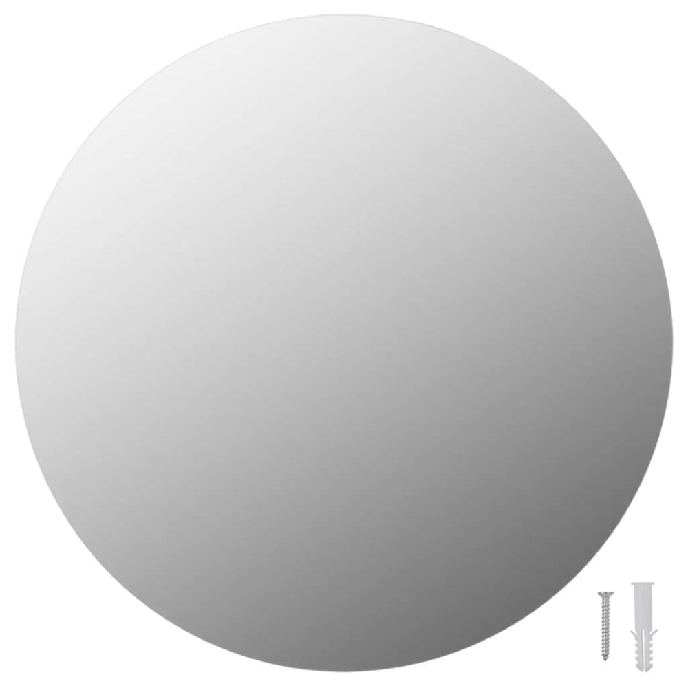 vidaXL Oglindă de perete, 40 cm, sticlă, rotundă