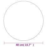 vidaXL Oglindă de perete, 40 cm, sticlă, rotundă vidaXL Oglindă de perete, 40 cm, sticlă, rotundă