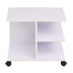 vidaXL Raft rulant, 50 x 35 x 42 cm, alb vidaXL Raft rulant, 50 x 35 x 42 cm, alb