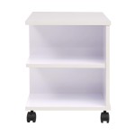 vidaXL Raft rulant, 50 x 35 x 42 cm, alb vidaXL Raft rulant, 50 x 35 x 42 cm, alb