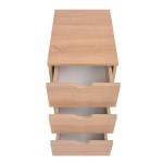 vidaXL Unitate cu sertar, stejar, 33x45x60 cm vidaXL Unitate cu sertar, stejar, 33x45x60 cm