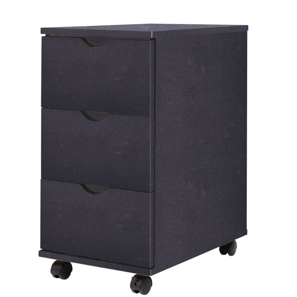vidaXL Dulap cu sertare, 33 x 45 x 60 cm, negru