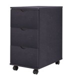 vidaXL Dulap cu sertare, 33 x 45 x 60 cm, negru