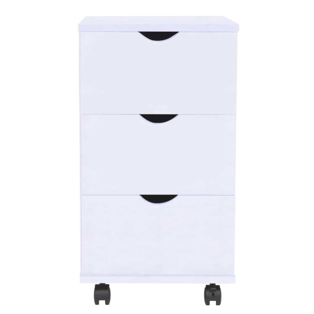 vidaXL Dulap cu sertare, 33 x 45 x 60 cm, alb