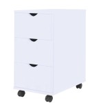 vidaXL Dulap cu sertare, 33 x 45 x 60 cm, alb