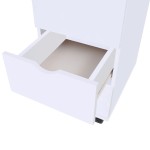 vidaXL Dulap cu sertare, 33 x 45 x 60 cm, alb