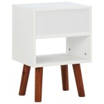 vidaXL Noptiere, 2 buc., 40x30x57 cm, lemn masiv de acacia