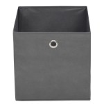 vidaXL Cutii de depozitare, 4 buc, material nețesut, 32x32x32 cm, Gri vidaXL Cutii de depozitare, 4 buc, material nețesut, 32x32x32 cm, Gri