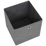 vidaXL Cutii de depozitare, 4 buc, material nețesut, 32x32x32 cm, Gri vidaXL Cutii de depozitare, 4 buc, material nețesut, 32x32x32 cm, Gri