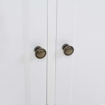 vidaXL Dulap cu 3 uși, 105x35x77,5 cm, MDF și lemn de pin vidaXL Dulap cu 3 uși, 105x35x77,5 cm, MDF și lemn de pin