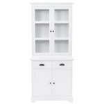 vidaXL Dulap galez cu 4 uși, 80x40x180 cm, MDF și lemn de pin