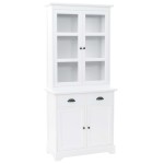 vidaXL Dulap galez cu 4 uși, 80x40x180 cm, MDF și lemn de pin