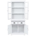 vidaXL Dulap galez cu 4 uși, 80x40x180 cm, MDF și lemn de pin