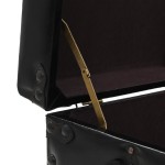 vidaXL Masă de cafea din MDF și oțel 102x51x48 cm vidaXL Masă de cafea din MDF și oțel 102x51x48 cm